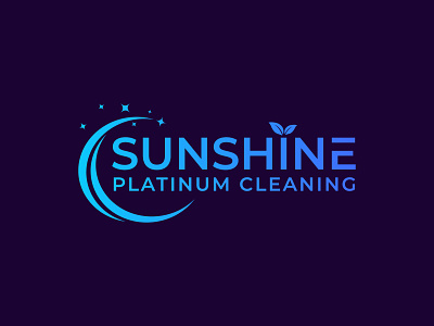 Sunshine Cleaning Service Logo Design!