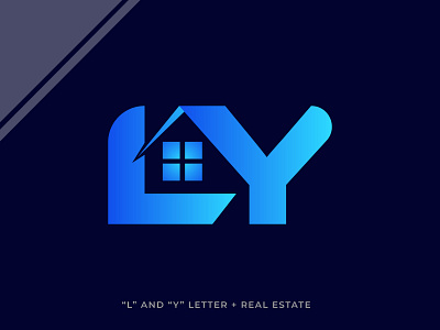 L and Y letter Real Estate Logo!