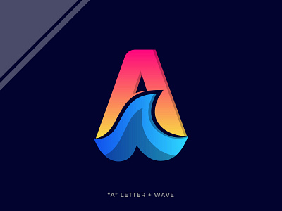 A Letter Abstract Wave Logo Design! 3d a letter abstract logo a letter abstract wave logo a letter logo a letter wave logo brand identity branding corporate corporate design design gradient logo graphic design letter logo ideas logo logo design modern logo motion graphics wave logo wave logo ideas