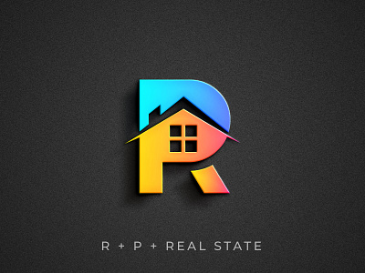 P and R letter Minimalist Real State Logo Design!