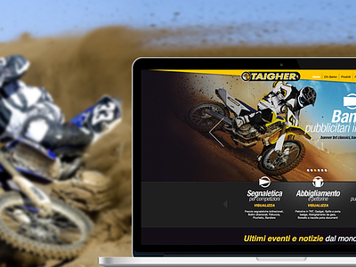Taigher competitions complic complic studio motor motorbike taigher web design webdesign website