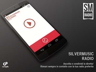 Silver Music Radio - android app android app complic silvermusic smradio studio ui ux