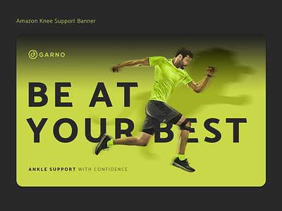 Banner design for Amazon landing store amazon banner branding graphic design landing photo retouching sport