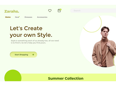 Online Clothing Store app design illustration ui ux