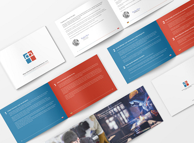 Brochure Design a5 blue brochure brochure design brochure layout church church branding church design flyer layout logo red