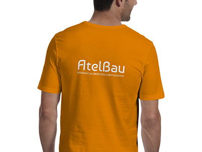 T-Shirt - AtelBau bauhaus brand brand design brand identity identity identity design logo orange print shirt shirt design shirtdesign shirts tshirt tshirt design tshirtdesign tshirts