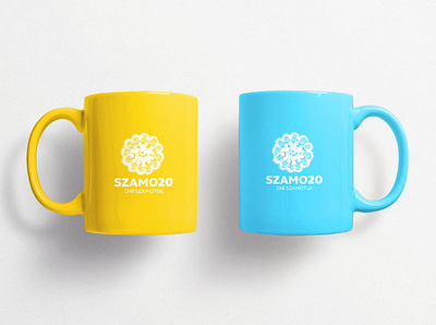 Mug Design for City Summer Festival city coffee coffee cup cup design identity identity branding logo mug mug design mugs poland visual identity yellow