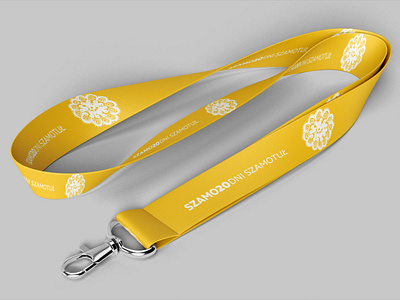Polyester lanyard - City Summer Festival Branding brand brand identity city branding conference event fest festival fun happy holder id identity leash poland polyester summer together yellow