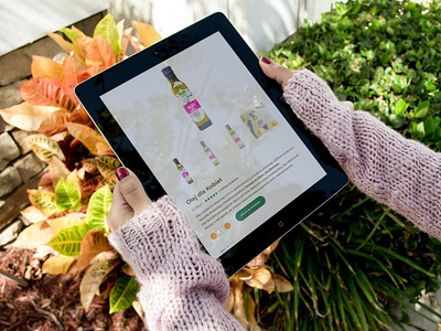 Ecommerce Store Selling Olive Oils