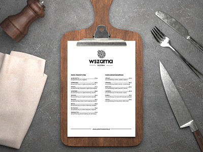 Pizza Restaurant Menu