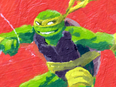 Turtle brushes drawing illustration photoshop tmnt