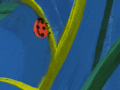 Ladybug art childrens book drawing illustration kid lit kidlit painting photoshop picture book