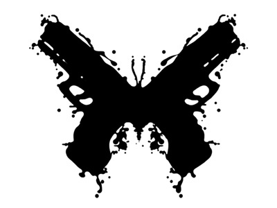 Butterfly? 2 art design digital drawing gun icon illustration logo violence