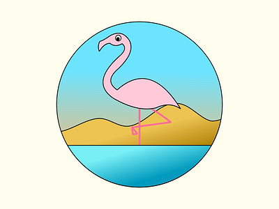 Flamingo vector icon 🦩 design icon illustration logo vector
