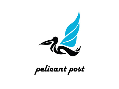 pelikan post about animal art branding design icon illustrator logo pelican vector