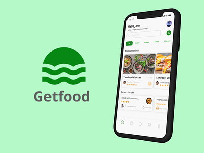 Getfood app branding design graphic graphic design ui ux