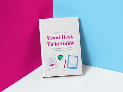 Front Desk E Book Illustration book e book health illustration typography visual design