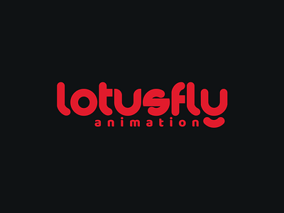 LOTUSFLY ANIMATION animation animation logo cartoon illustration logo