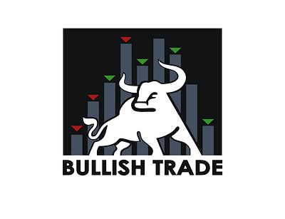 bullish TRADE animation branding design illustration logo logo branding