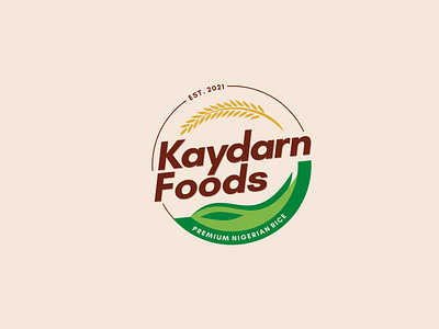 kaydarn foods logo logo branding