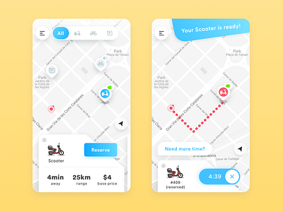 Compare & reserve your electric scooter in seconds... app battery charging driving e bike electric electrical location map maps scooter urban