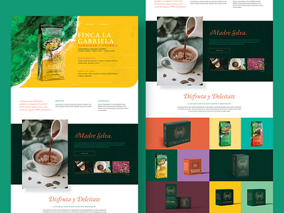 Madre Selva: Landing Page design landing page landing page design landing page ui web design