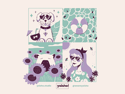 Summer Illustration for Yoisho! ✨ character design illustration summer