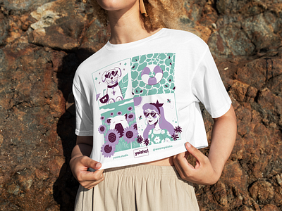 Summer T-shirt for Yoisho! design illustration summer tshirt