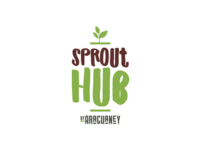 Sprout Hub branding branding and identity branding design design idenitity logo logo design