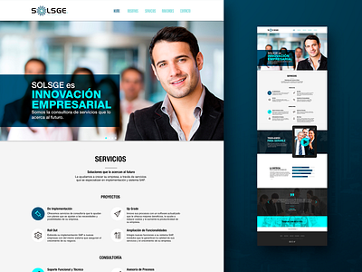 SOLSGE Website ui ui design web design website