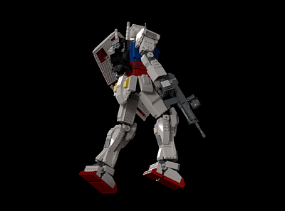 Digital Lego (Gundam rx78)