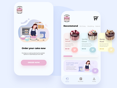 Cake Ordering System App