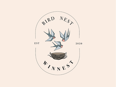 Bird Nest Logo Design