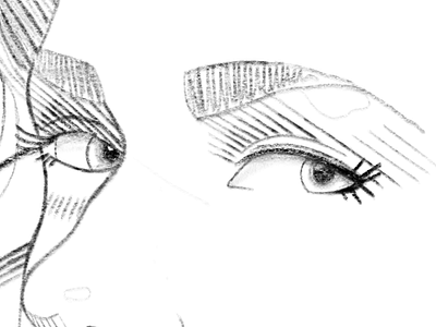 Eyes Without a Face hachura raf sketch woman