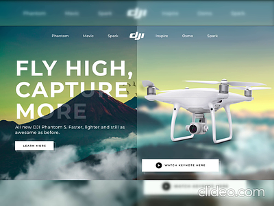 DJI Website Redesign adobexd dji dji drone drone drones web design web design and development web designer webdesign website website design