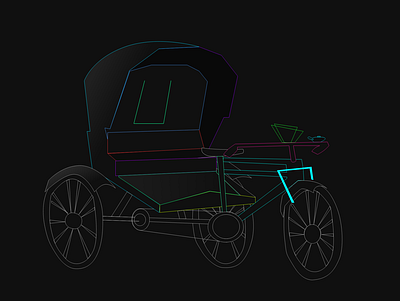 Rickshaw | Riksha branding design graphic design illustration logo vector wallpaper