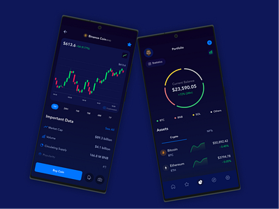 Cryptowatch snapshot 3d app blockchain branding crypto cryptocurrency design design mobile design mobile mobile design