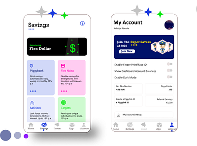 Piggyvest app design mobile ui ux