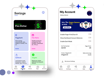 Piggyvest app design mobile ui ux