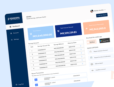 INVESTMENT DASHBOARD 3d app branding design illustration logo minimal ui ux