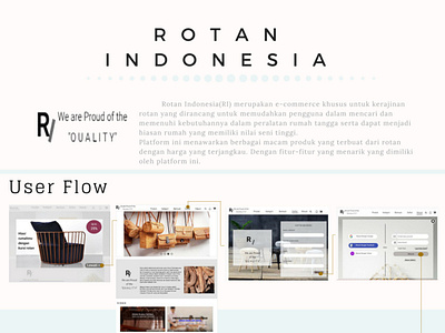 Desain website Rotan Indonesia app art design flat illustrator type ui ux web website