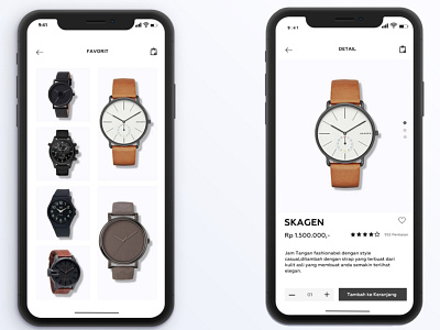 Jual beli Jam tangan Apps app branding design flat ui ux
