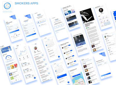 Smokers Apps app branding design graphic design illustrator ui ux