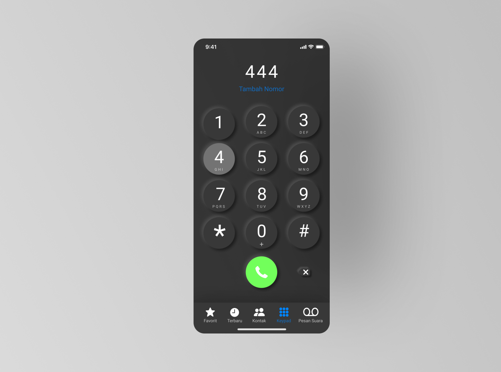 Iphone Dial Pad Dark Mode Neumorphism by Setyo Syahindra on Dribbble