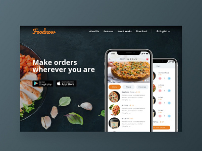 Foodnow - Web Design