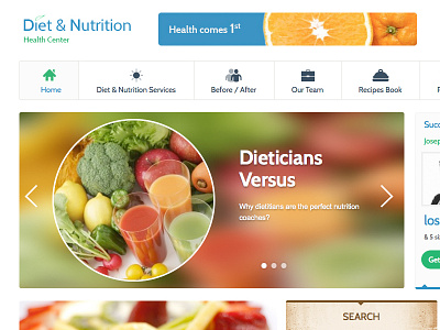 Diet and Nutrition Homepage