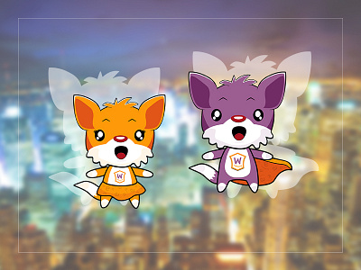 Fox Mascot for WooZone fox mascot mascot woozone mascot