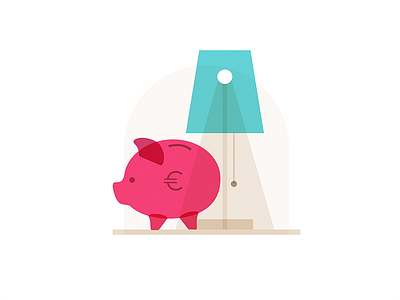 Piggy blending illustration layers piggy bank savings transparency vector