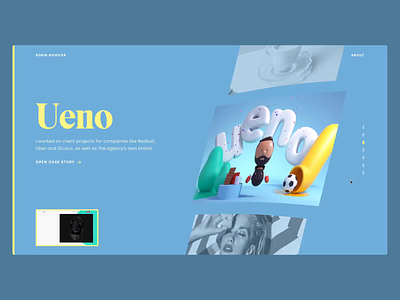 New Portfolio is live! ⚡️ about animation designer loader menu portfolio slider webgl