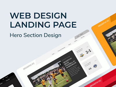 ADesignADay - Hero Section of the Landing Page - Web Design
